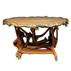 Vintage Rustic Twig Center Table