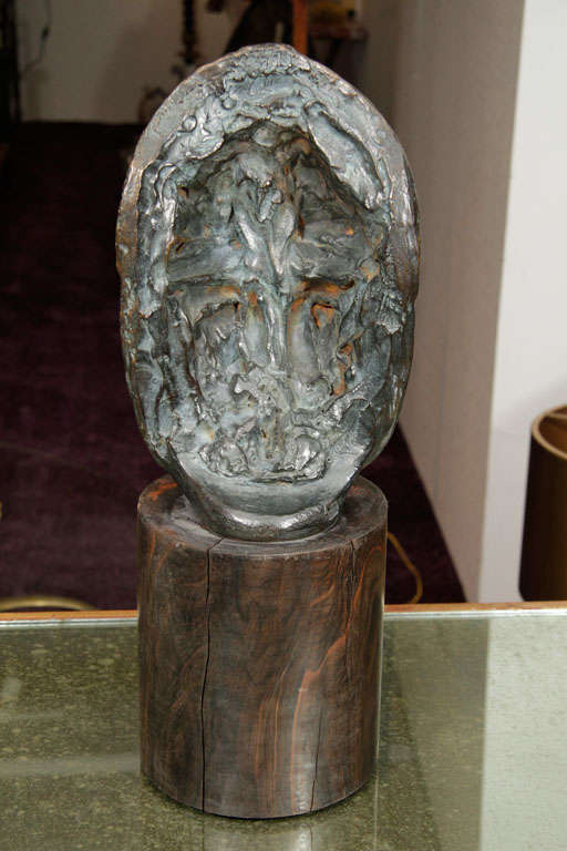 Algerianischer Kopf aus den 1930er Jahren (Bronze) im Angebot