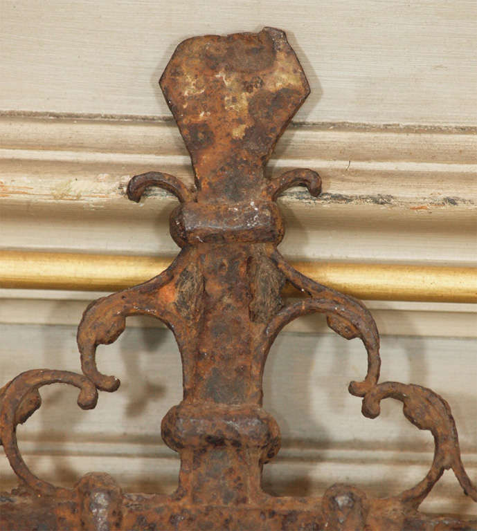 18th Century Italian Iron Cross In Good Condition For Sale In New Orleans, LA