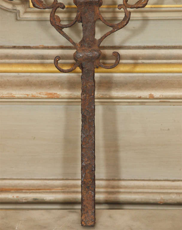 18th Century Italian Iron Cross For Sale 2