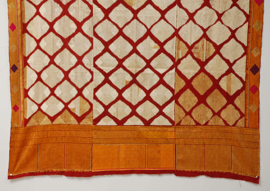Punjabi Phulkari Dowry Textile.