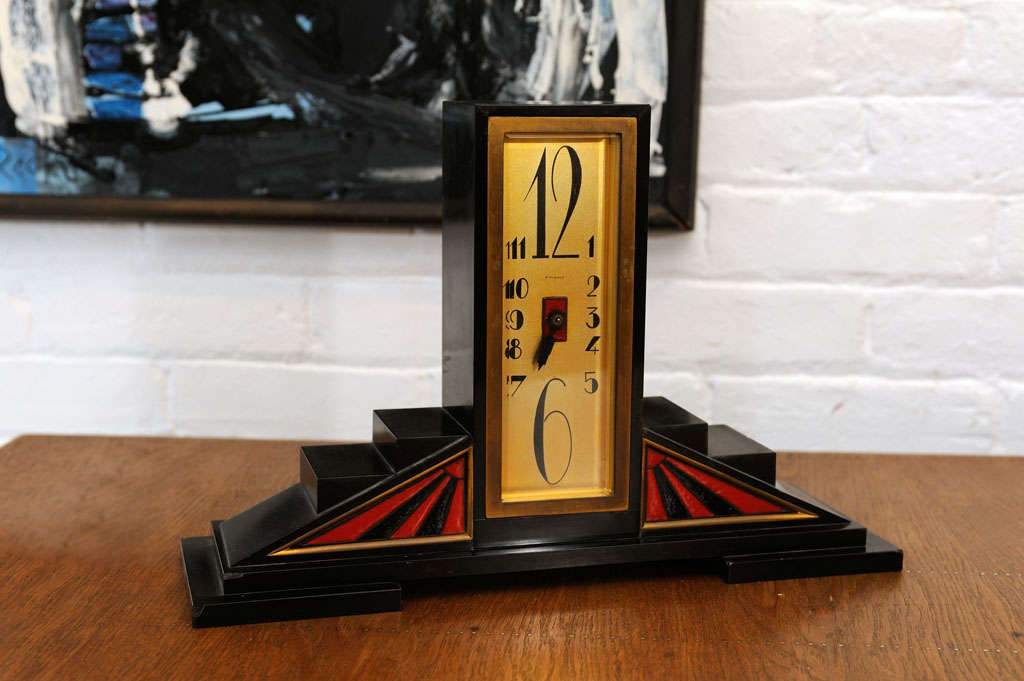 Art Deco Table Clock at 1stDibs