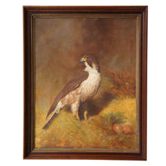Naturalist Composition of Eagle and Nest