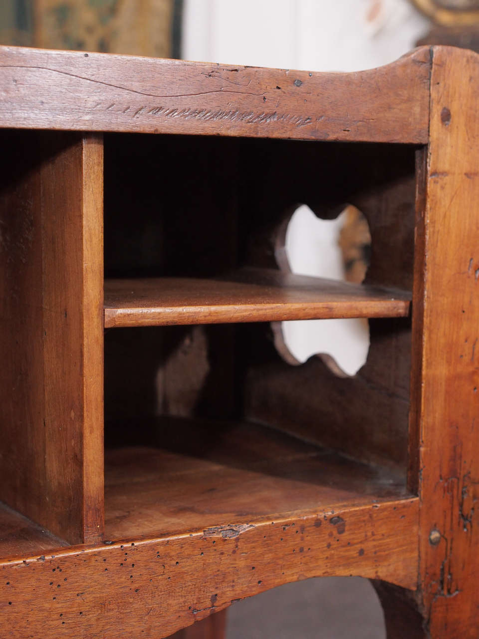 18th Century French Walnut Chevet or Nightstand