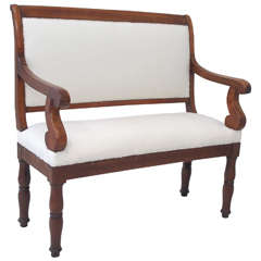 Petite 19th Century French Settee