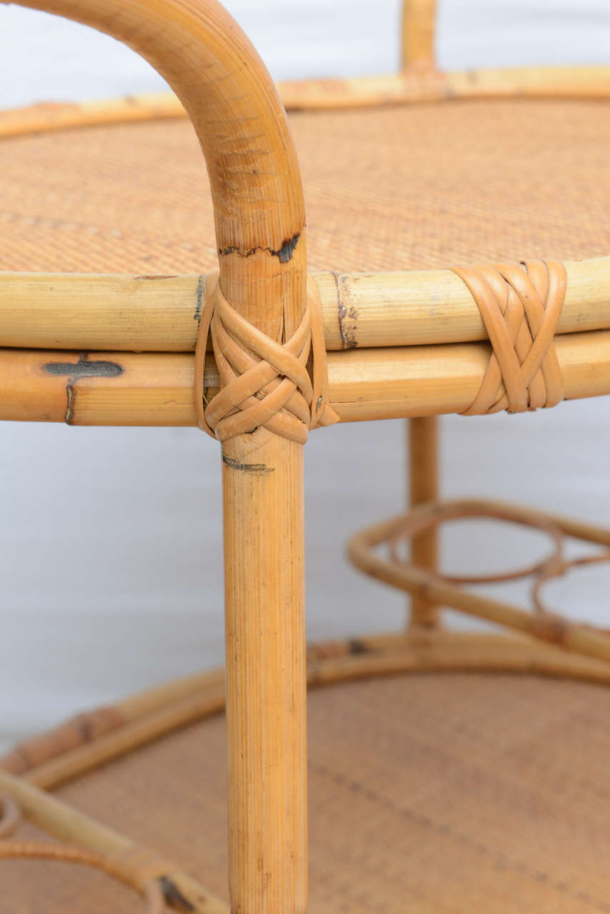 Bamboo Bar Cart, USA 1965 In Good Condition In Miami, FL