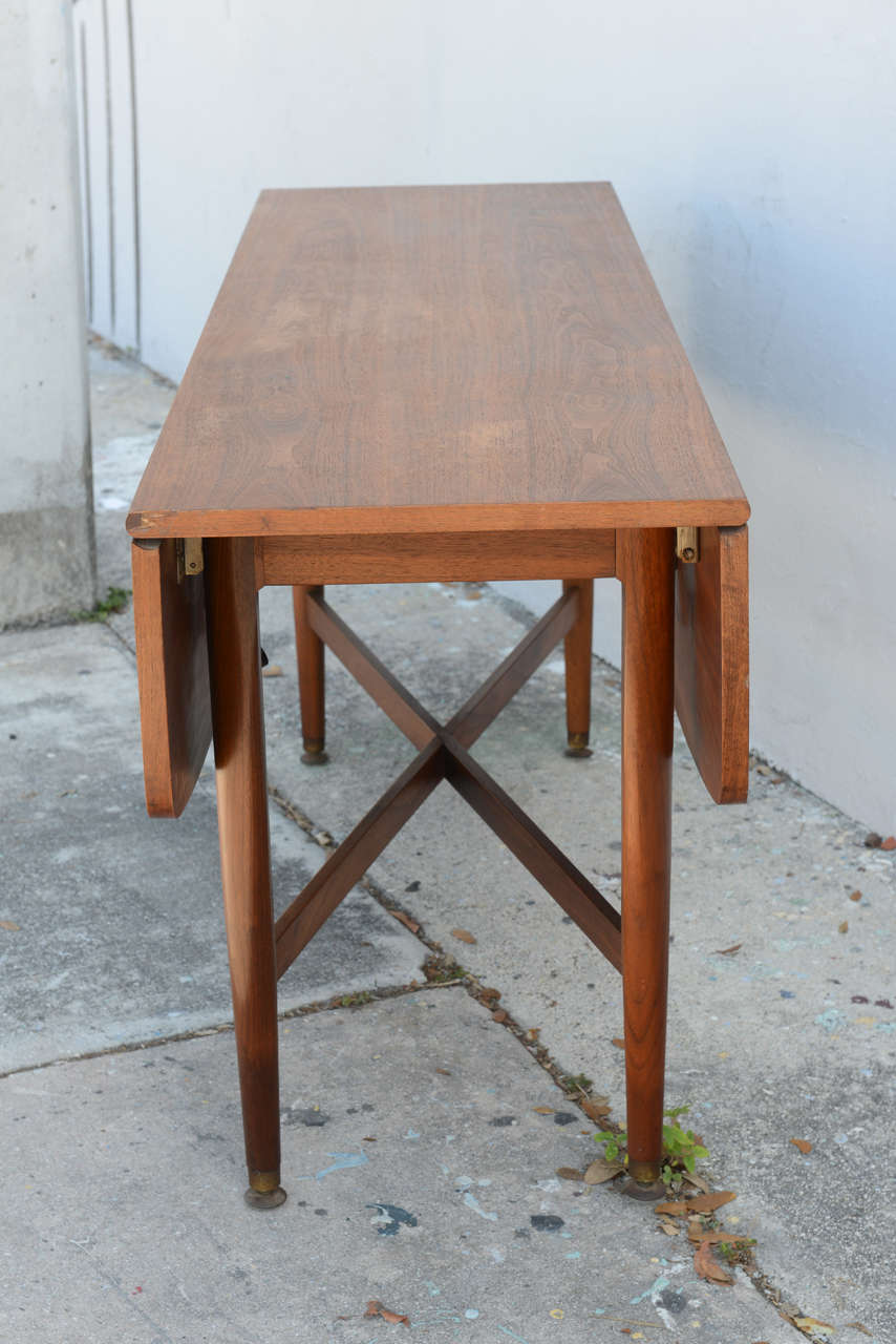 drop leaf console dining table