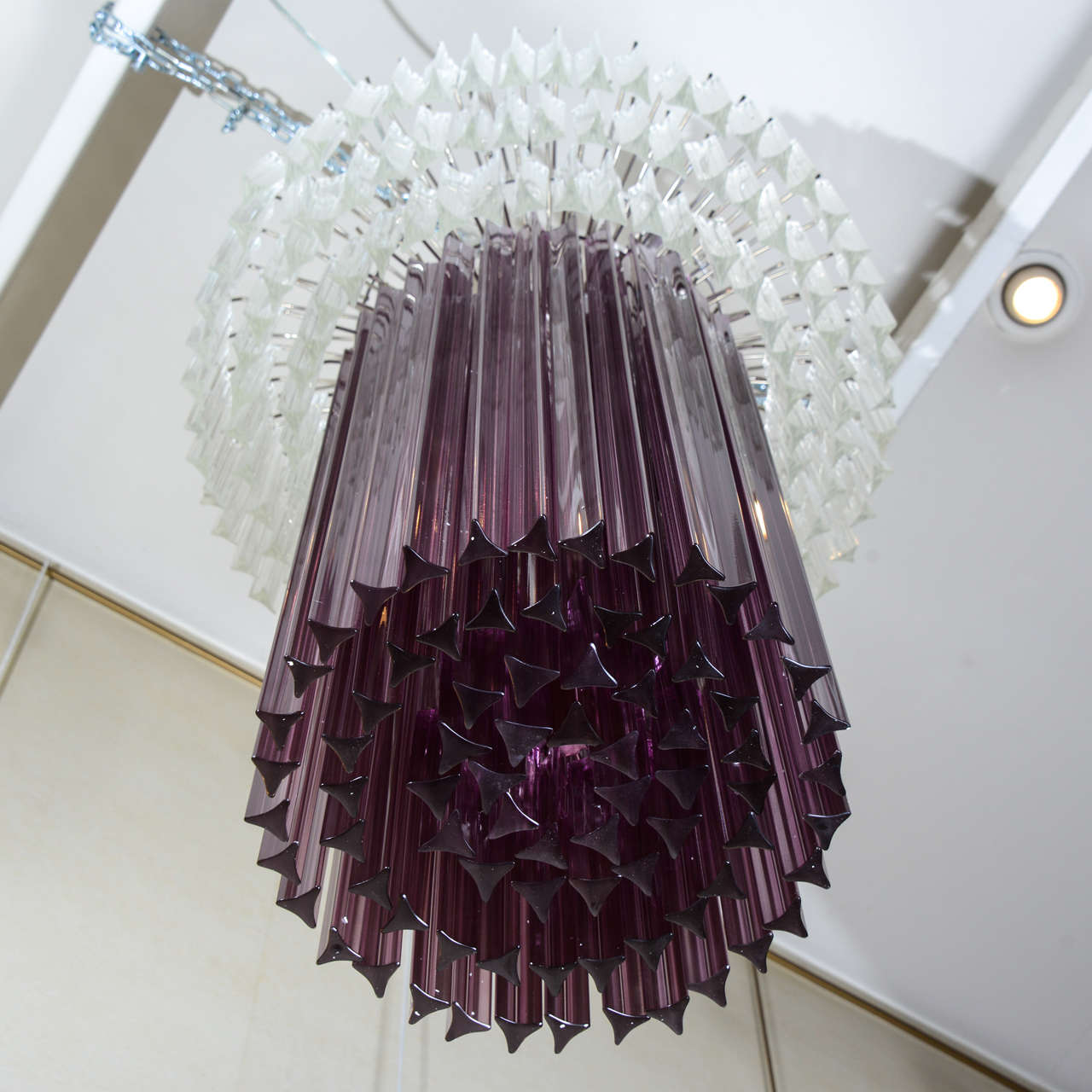 Murano Glass Chandelier by Cenedese For Sale 1