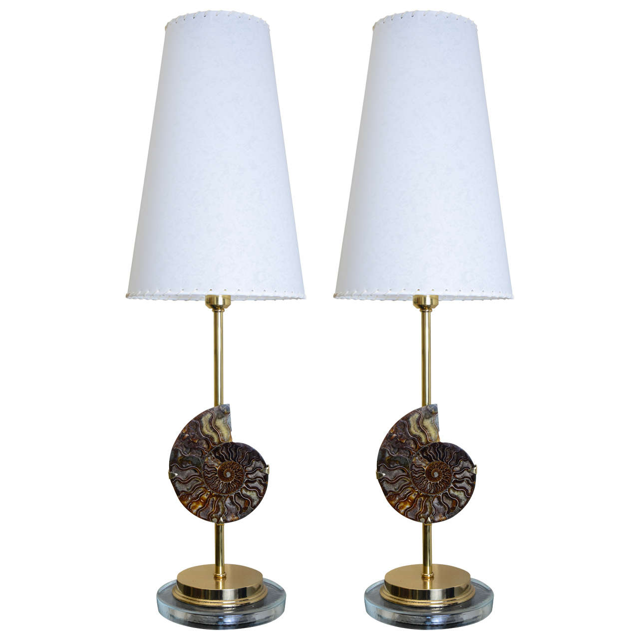 Pair of Lamps in the Style of Willy Daro