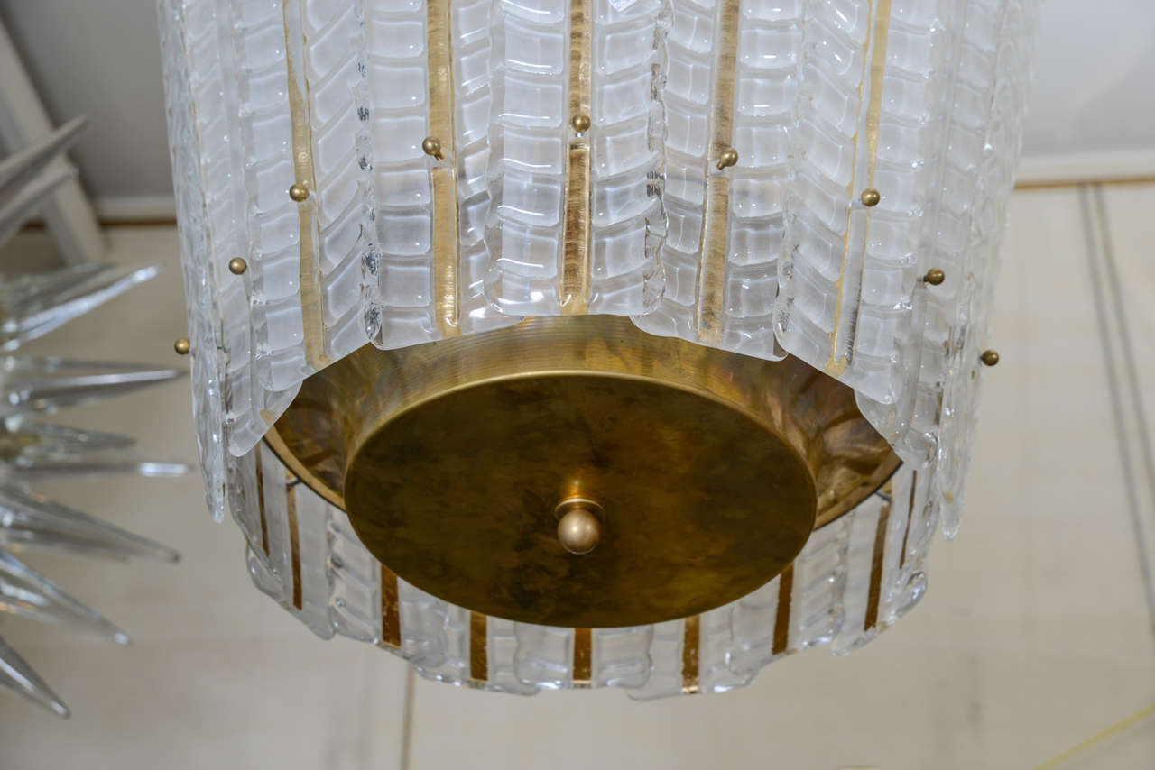 Late 20th Century Large Murano Glass Lantern