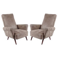 Sexy Pair of Art Deco Armchairs