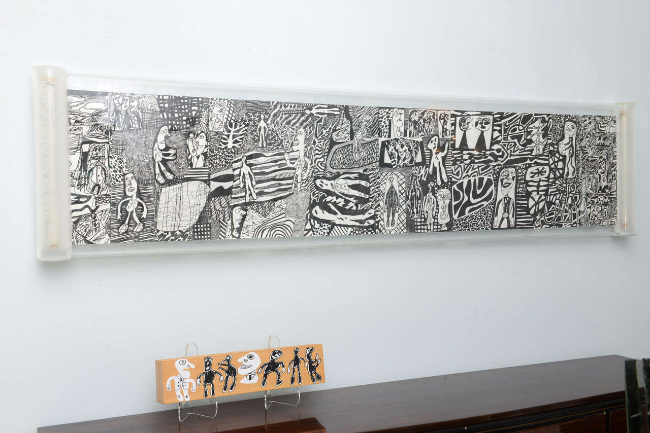 Jean Dubuffet (1901-1985):: französischer Maler und Bildhauer. 
New York: Pace Editions:: 1981. 
Edition von 90 Exemplaren:: darunter 10 hors commerce; Kopie kratzen nummeriert 