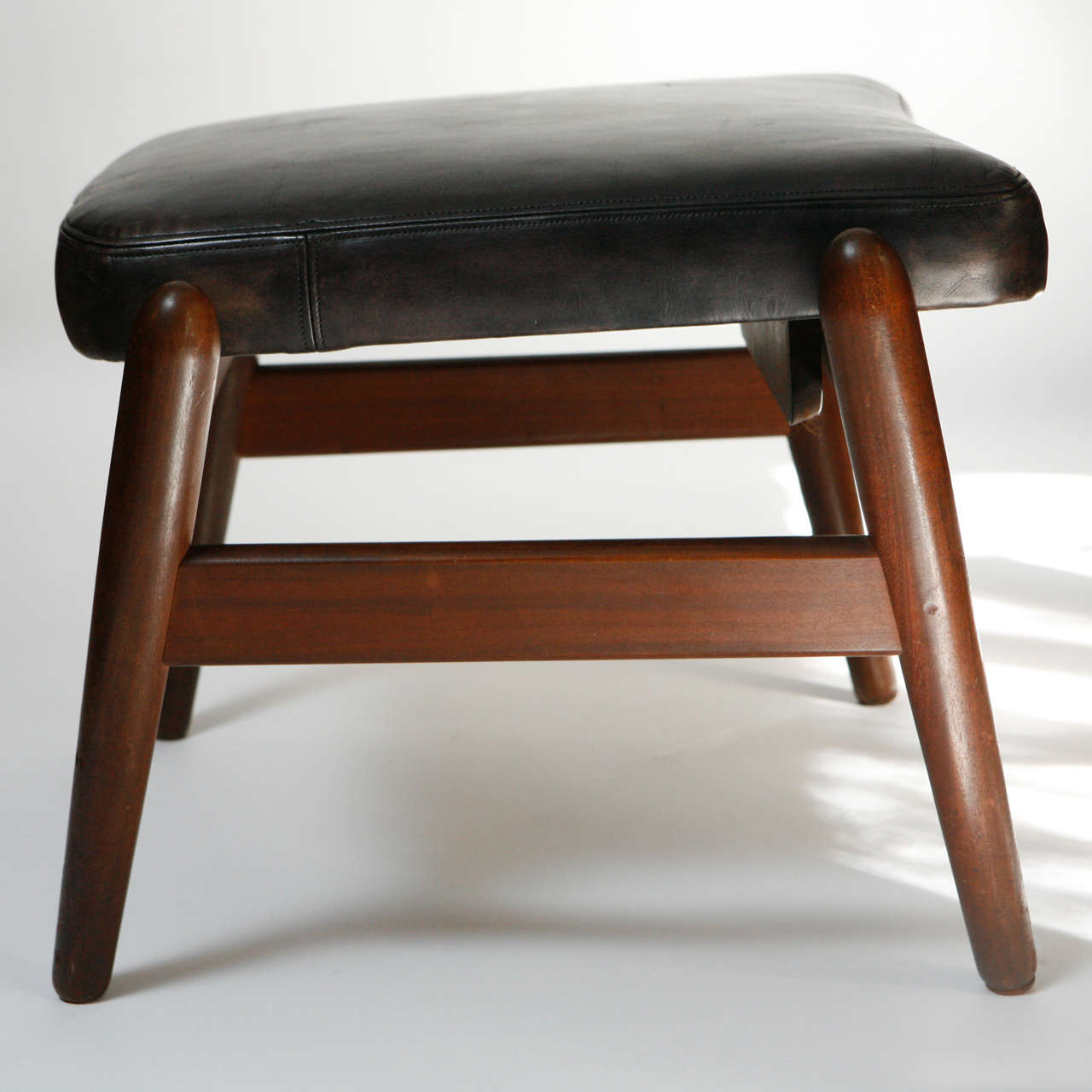 Ib Kofod-Larsen Lounge Chair and Ottoman, Denmark, circa 1960 2