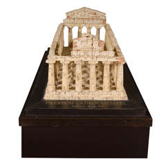 Cork Model of the Temple of Athena at Paestum by Dieter Cöllen