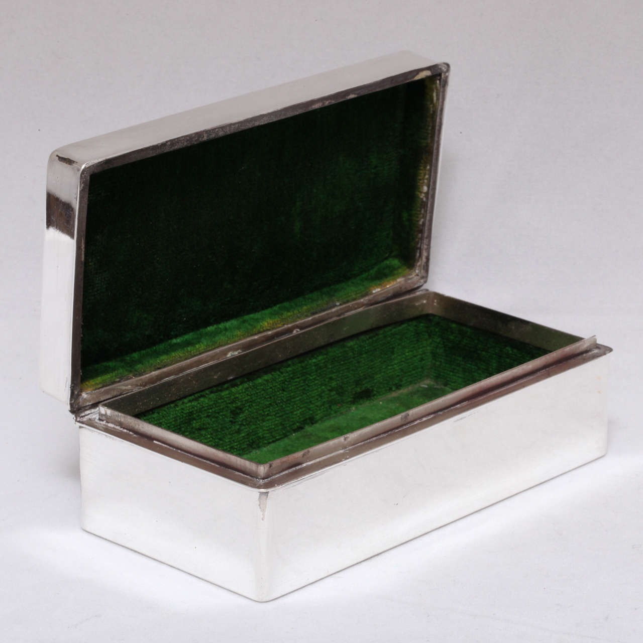 Gold Japanese Meiji Period Sterling Silver Mixed Metals Hinged Table Box