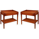 Pair of Teak Side Tables