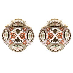 A Pair of 18th Century Derby Shell Shaped Dishes