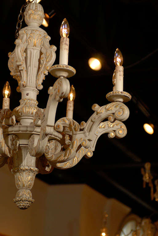 french rococo pendnat chandeliers