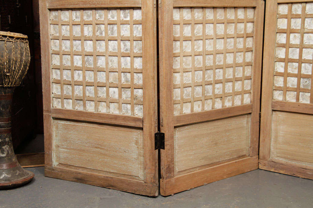 Capiz Shell Window Element Screens
