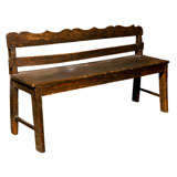 Scallop Top Bench