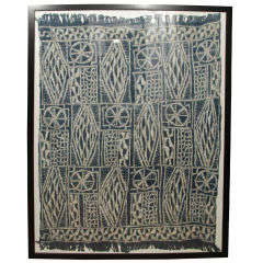 Rare Cameroon Ceremonial Cloth Framed