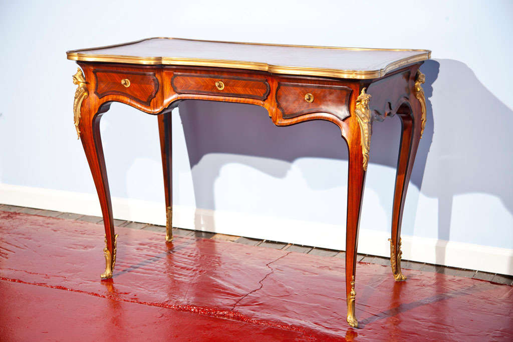 19th Century Louis XV Rosewood Writing Table