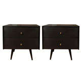 Vintage Paul McCobb Planner Group 2 Drawer Night Stands