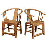 Pair of Horseshoe Chairs