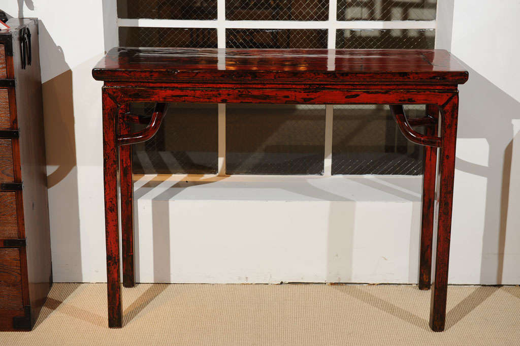 Red Lacquer Altar Table