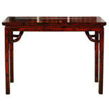 Red Lacquer Altar Table