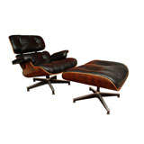 Classic Eames Lounge Chair 670 and Ottoman 671