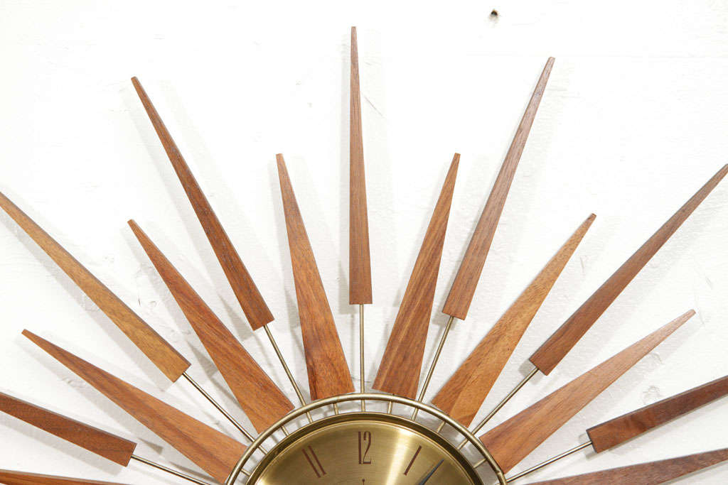 American Sunburst Clock
