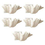 French Plaster Shell Sconces
