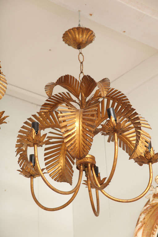 Four Palm Chandeliers 2