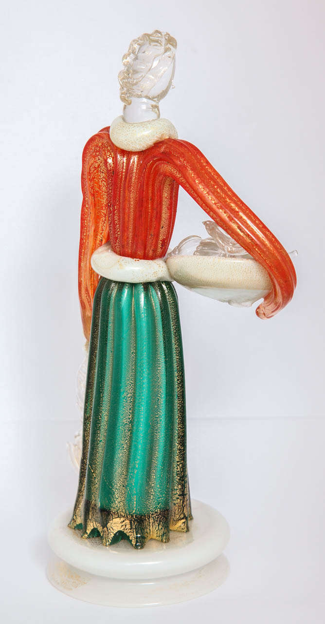 Glass Barovier Figurine For Sale