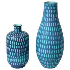 Blue Raymor Vases