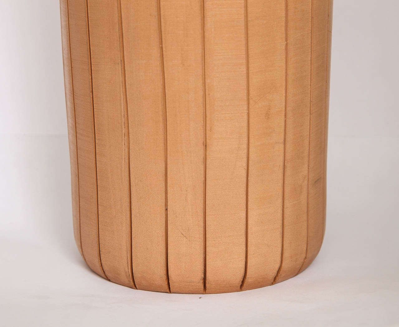 unglazed vase