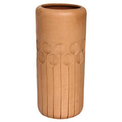 Unglazed Terracotta Vase by Bitossi for Raymor, circa 1960s 1