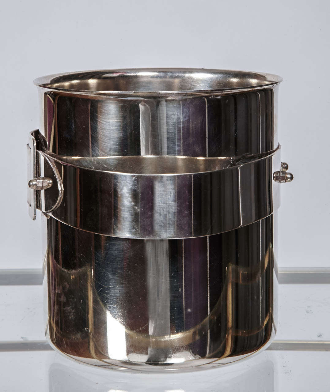 Pair of Champagne Buckets by Maria Pergay In Excellent Condition In New York, NY