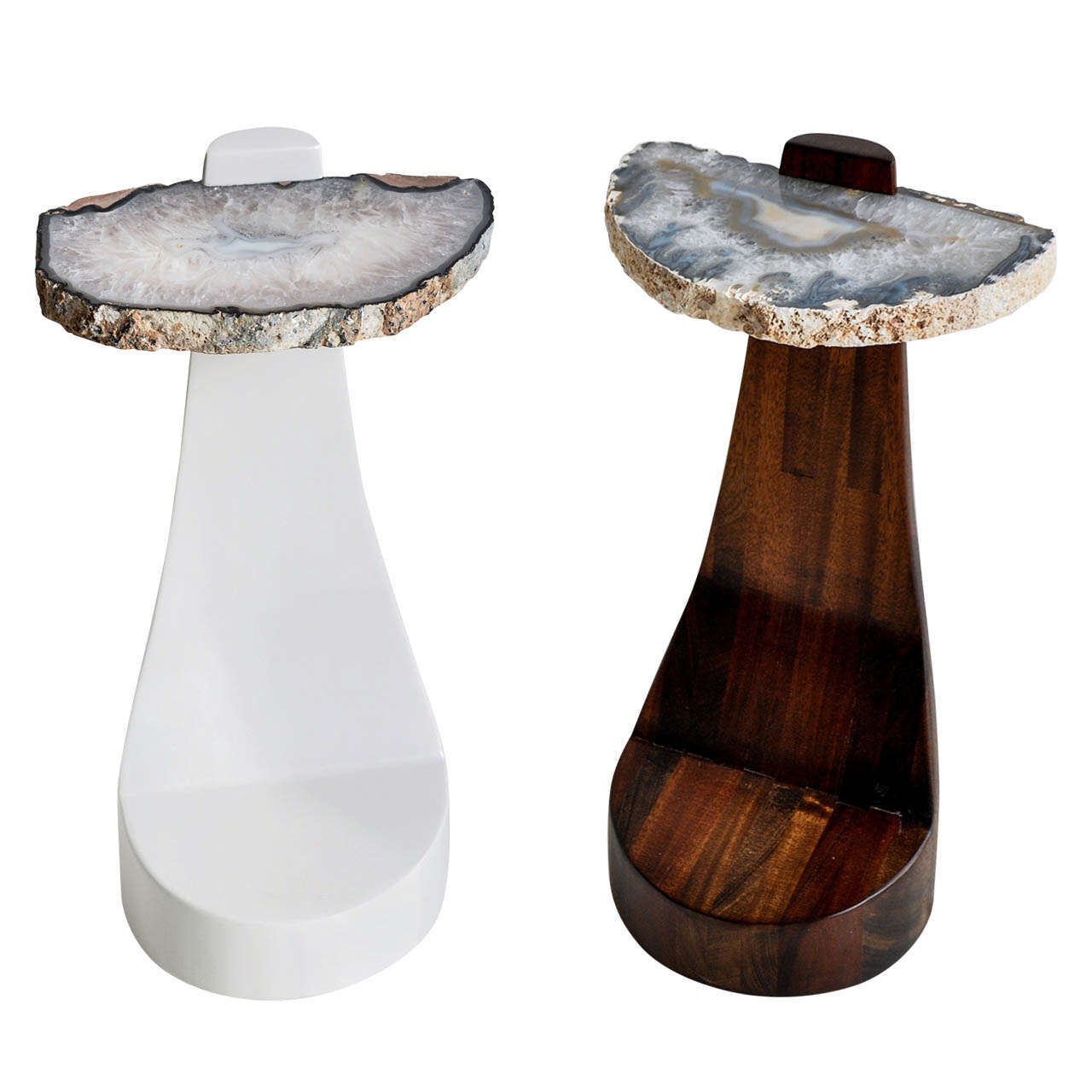 Agate Side Table For Sale