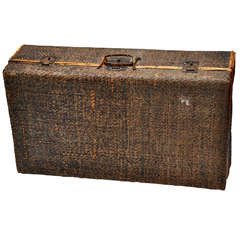 Vintage Wicker Suitcase