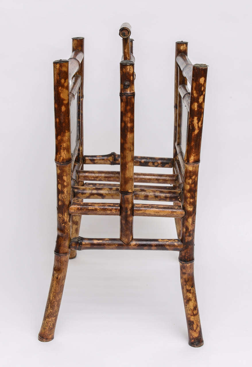 19th Century English Bamboo Magazine Rack In Good Condition In West Palm Beach, FL