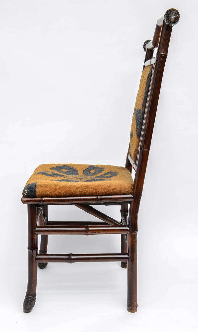 British A pair of 19th Century English Bamboo Chairs from Lilly Pulitzer's Private Collection