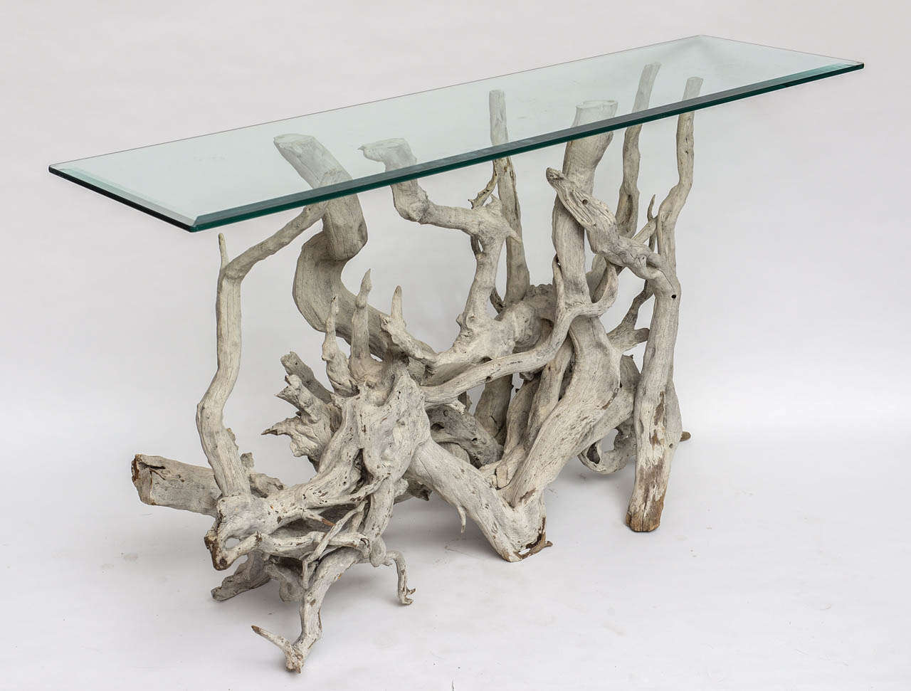 Driftwood Console In Good Condition In West Palm Beach, FL