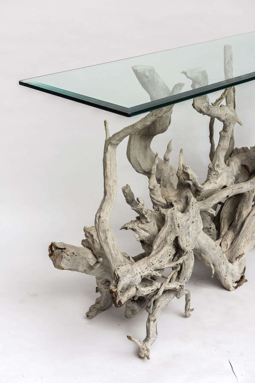 Mid-20th Century Driftwood Console
