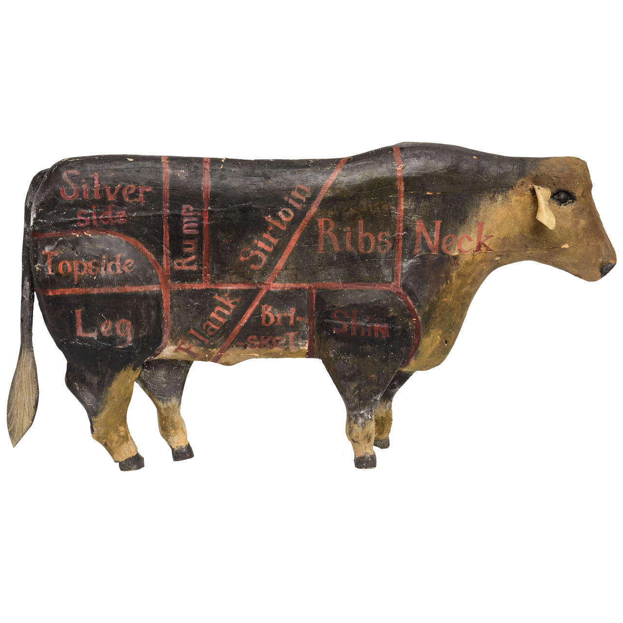 Butcher Shop Cow Display