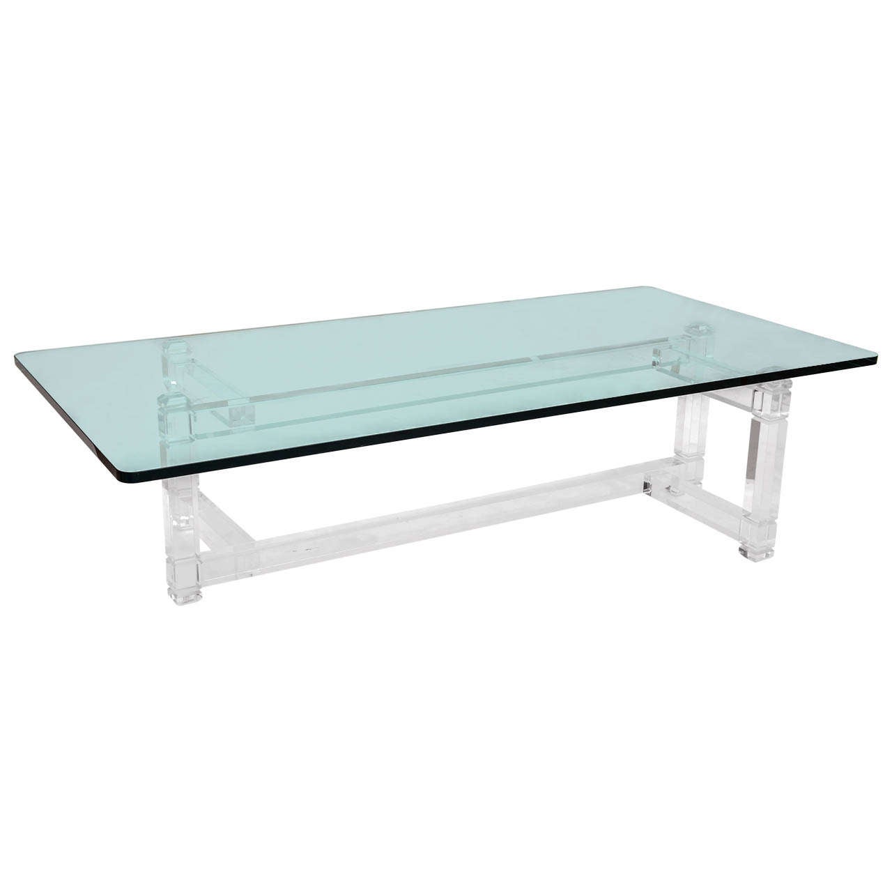 Vintage Lucite Coffee Table at 1stDibs