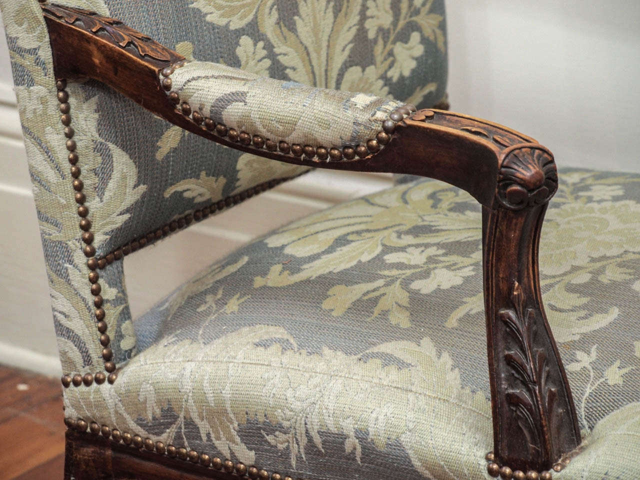 Pair of Regence Style Fauteuils In Excellent Condition In New Orleans, LA