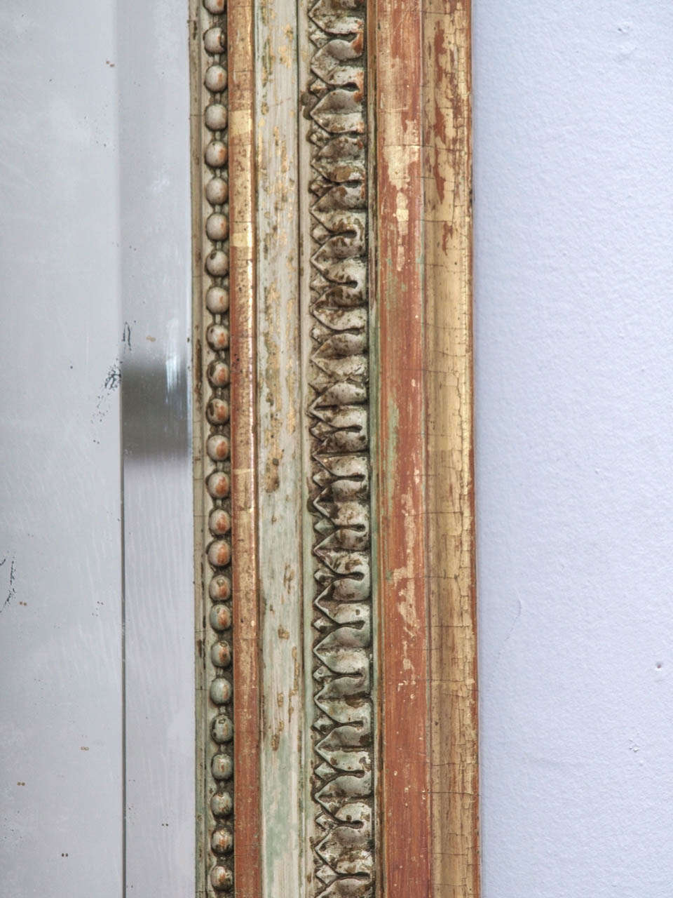 Wood 19th Century Louis XVI Style Mirror