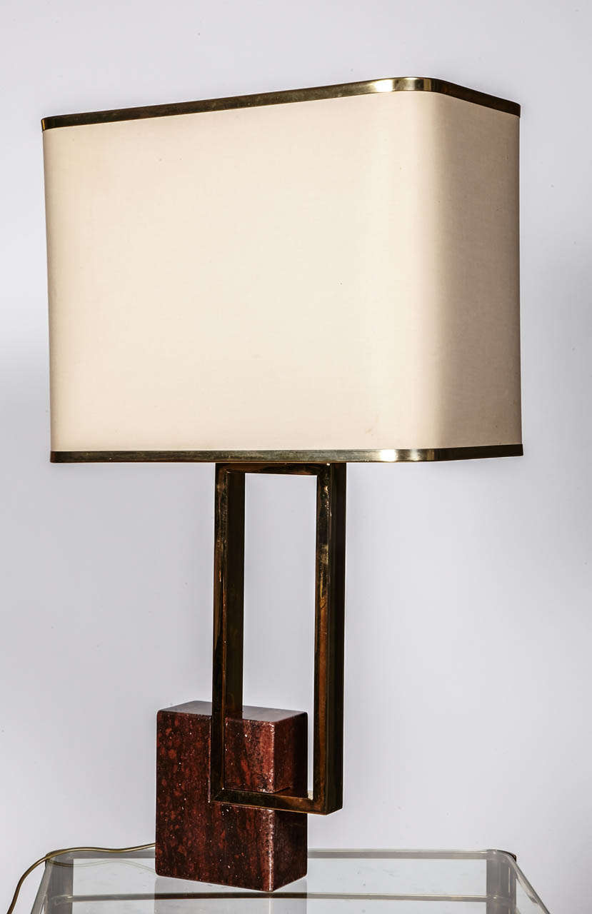 Lamps in Marble & brass